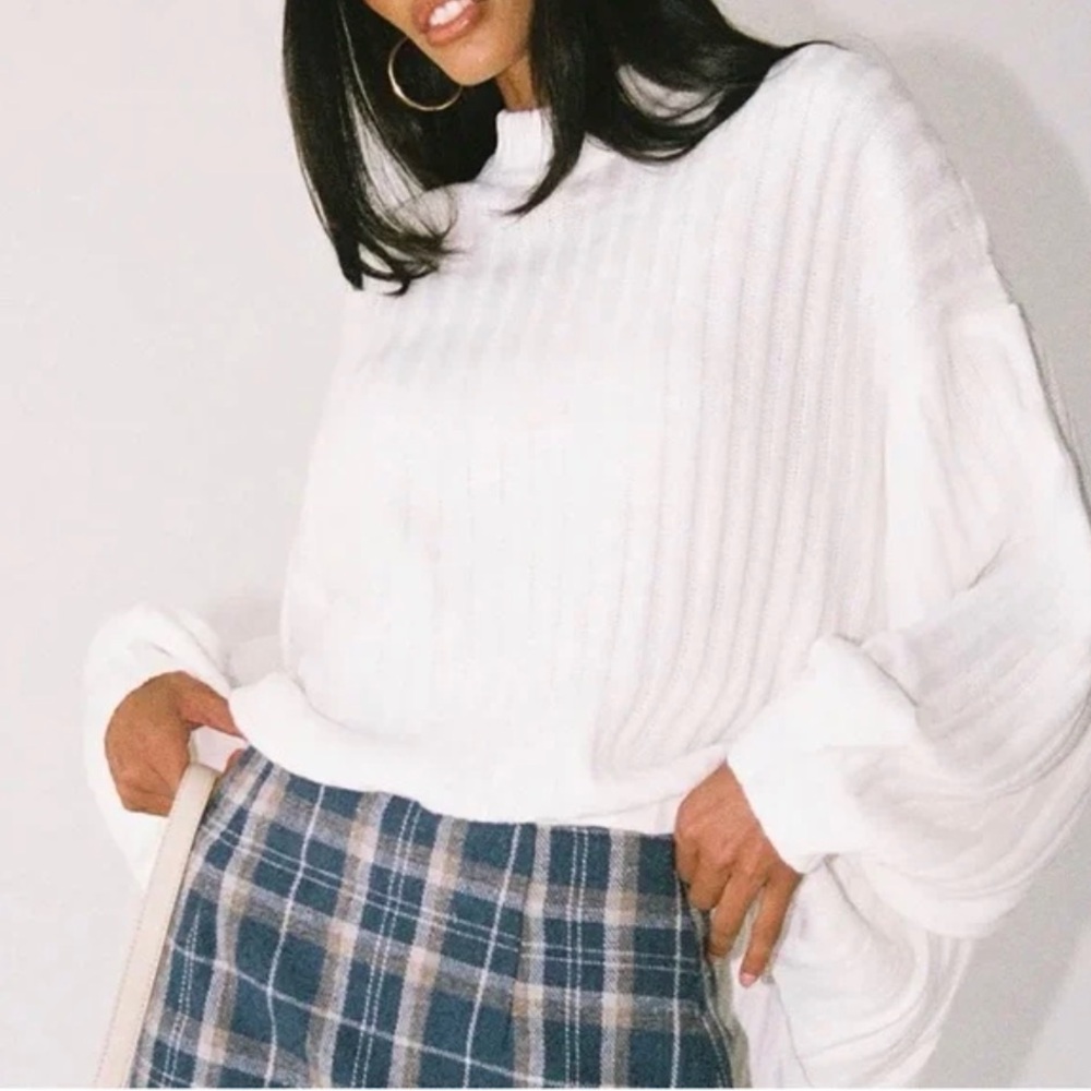 Princess Polly Innerbloom Oversized Ribbed Sweater